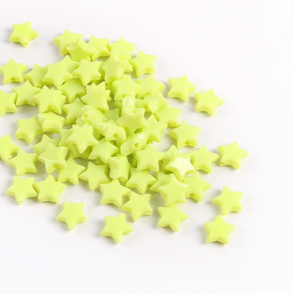 

Acrylic 9Mm Pentagram Bead Solid Color Bead Star Loose Bead Bead Bead Diaphragm Diy Necklace Bracelet Jewelry Accessories 50 pieces