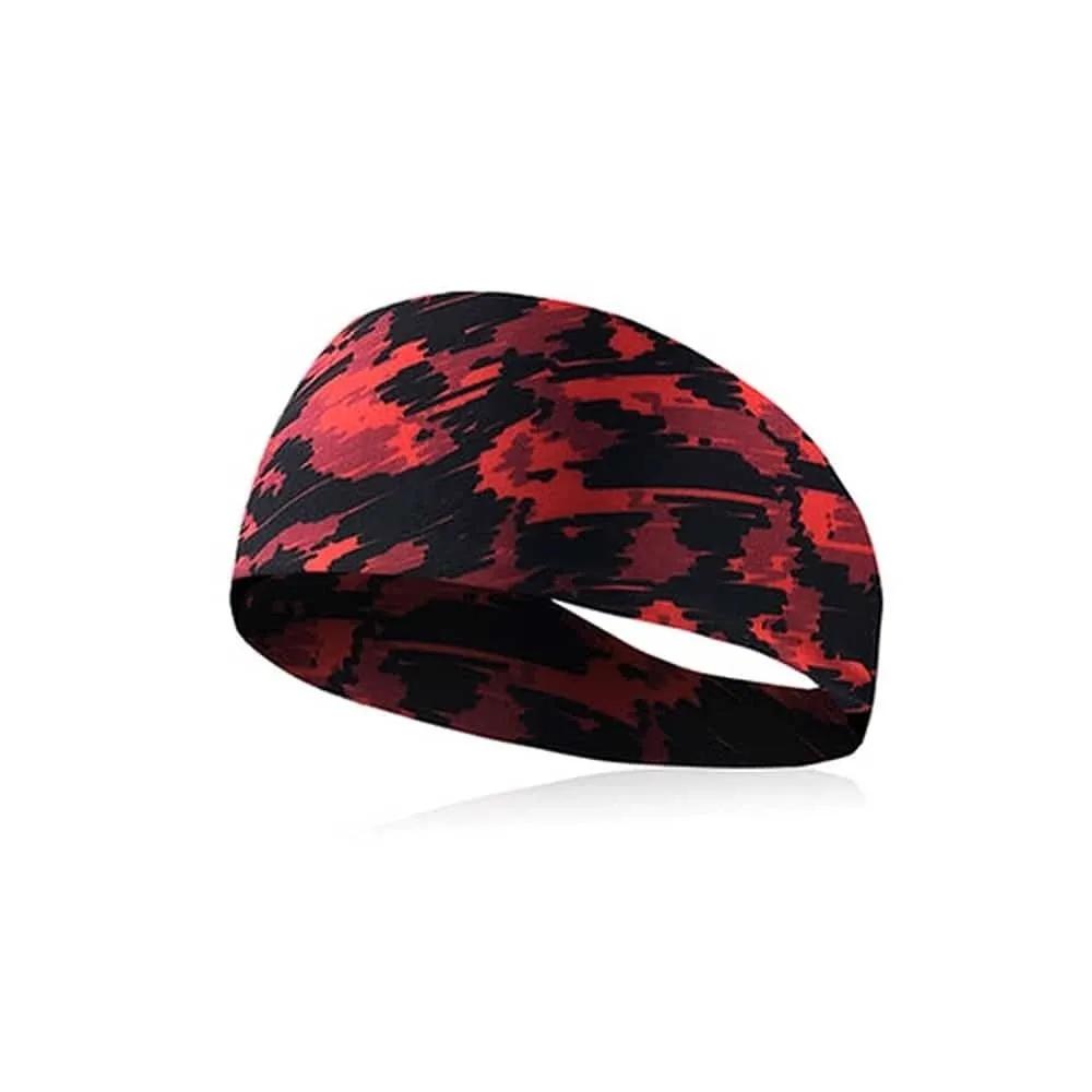 Sweatband fashion band sweat-absorbing sports hairband tube sports hairband outdoor activity headband intense workout headband Yellow