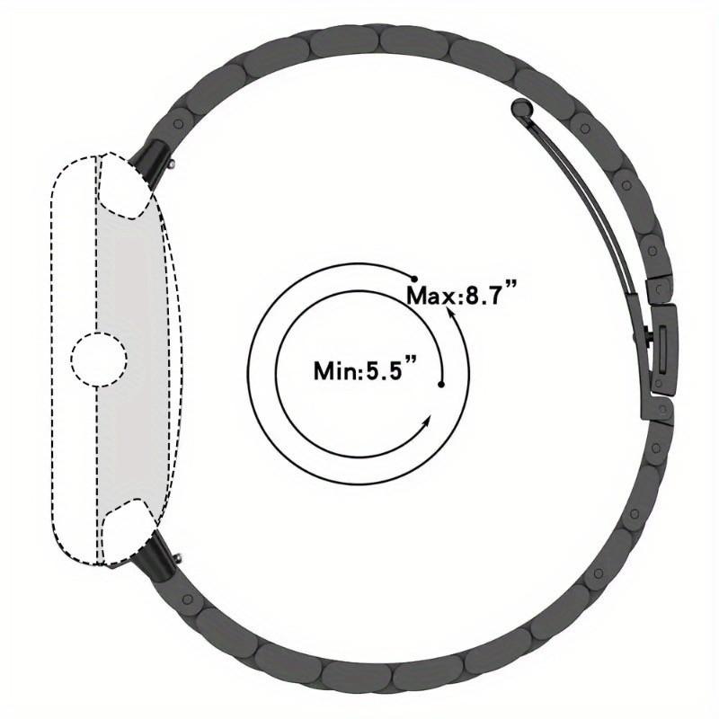 Metal Strap for Google Pixel Watch 3 41mm Pixel2 Stainless Steel Watch Replacement Watch Band