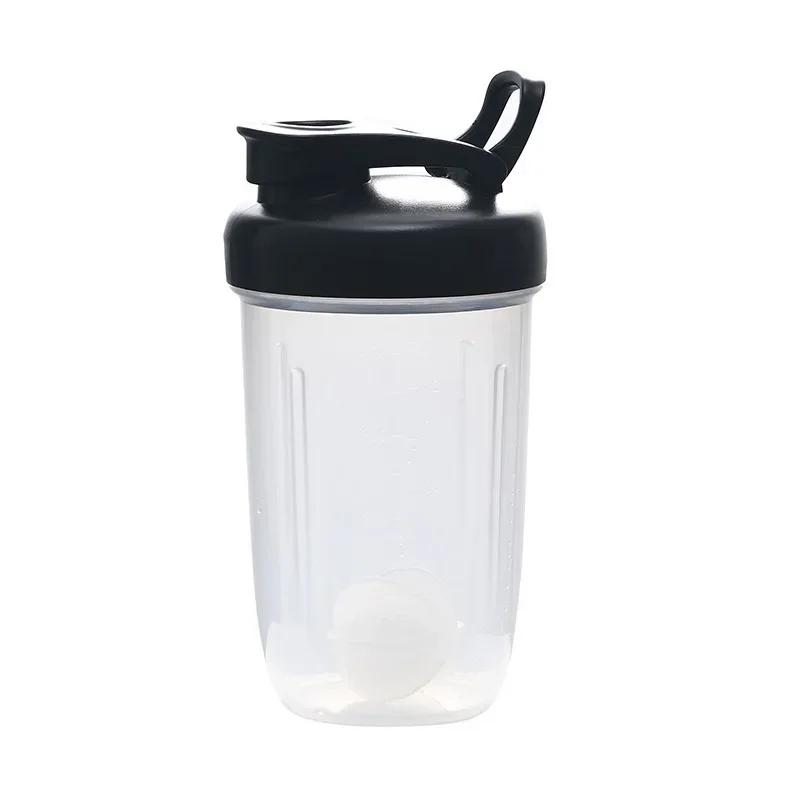 Shaking Cup 400ml Protein Powder Shaker Bottle Leak Proof Water Bottle for Gym Outdoor Fitness Training Sport Mixing Cup