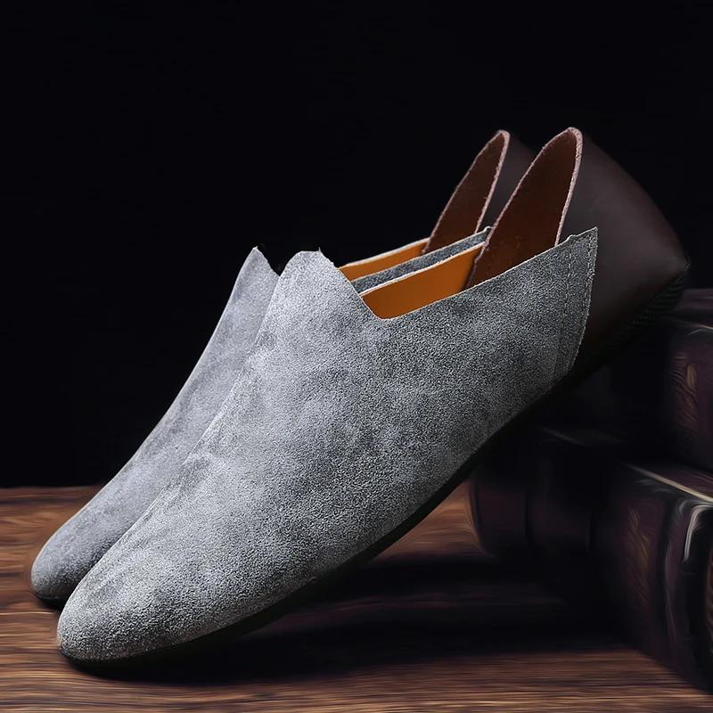 

Модная мужская обувь повседневная люксовая марка 2024 мода итальянские мужские мокасины мокасины дышащие туфли-лодочки для мужчин Zapatos Hombre 10 серый