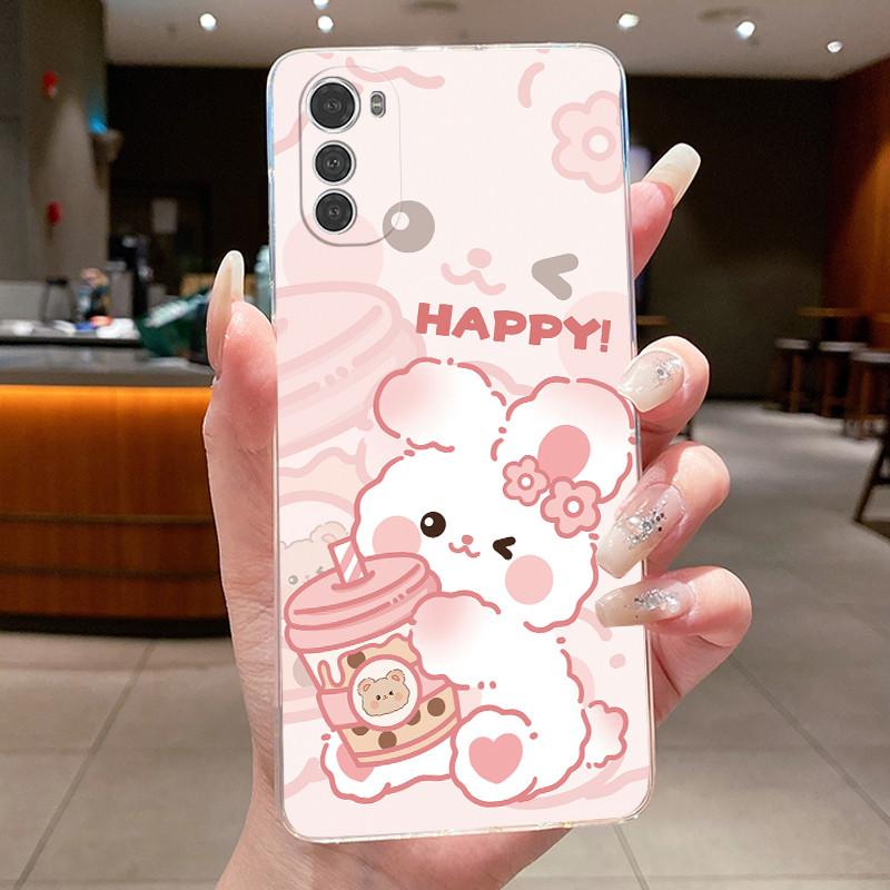 

For Motorola Moto E32/E32s Soft TPU Transparent Lovely Painted Shell For Motorola Moto G Power 5G 2023 Anti-scratch Cover Motorola Moto E32