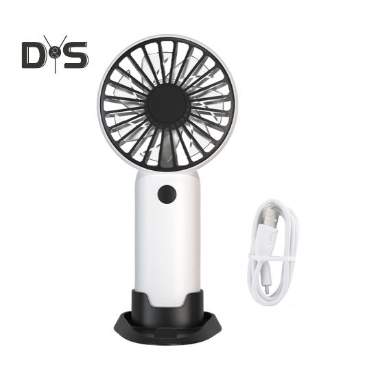 

Ручной небольшой вентилятор Мощный воздушный поток Низкий уровень шума Низкое энергопотребление Компактный размер Портативный карманный охлаждающий вентилятор с батарейным питанием белый