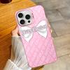 J-Juicy C-Couture Handyhülle für iPhone 17 16 15 14 13 12 11 Pro Max Plus Farbe Silber Hülle