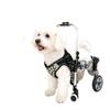 Upgraded Lightweight Extendable Adjustable Four Wheel Dog and Cat Wheelchair for Hind Limb Rear Leg Support Pet Mobility Aid