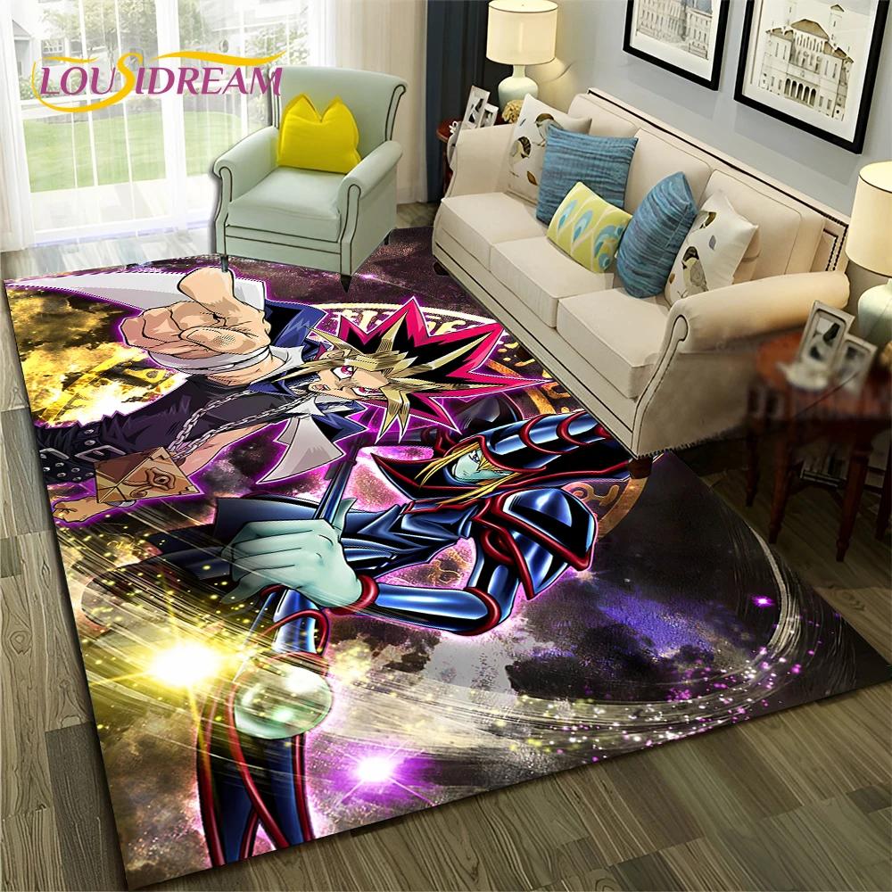 Cartoon Anime MONSTER CARD Carpet Rug for Home Living Room Bedroom Sofa Doormat Decor,kids Area Rug Non-slip Floor Mat