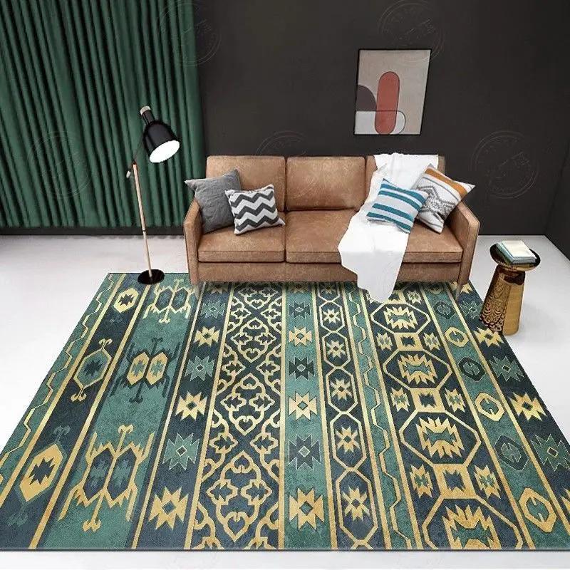 Bohemian Carpets for Living Room Moroccan Large Area Rugs Non-slip Floor Mat Home Decor Persian Lounge Rug