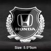 3D Metal Car Stickers Trunk Window Side Emblem Badge Decor Label for Honda Civic, Accord, Jazz, Fit, CR-V, HR-V, XR-V, Etc.