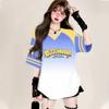 Women's Summer Short-Sleeve Jersey Casual T-Shirt Street Sports Style Top