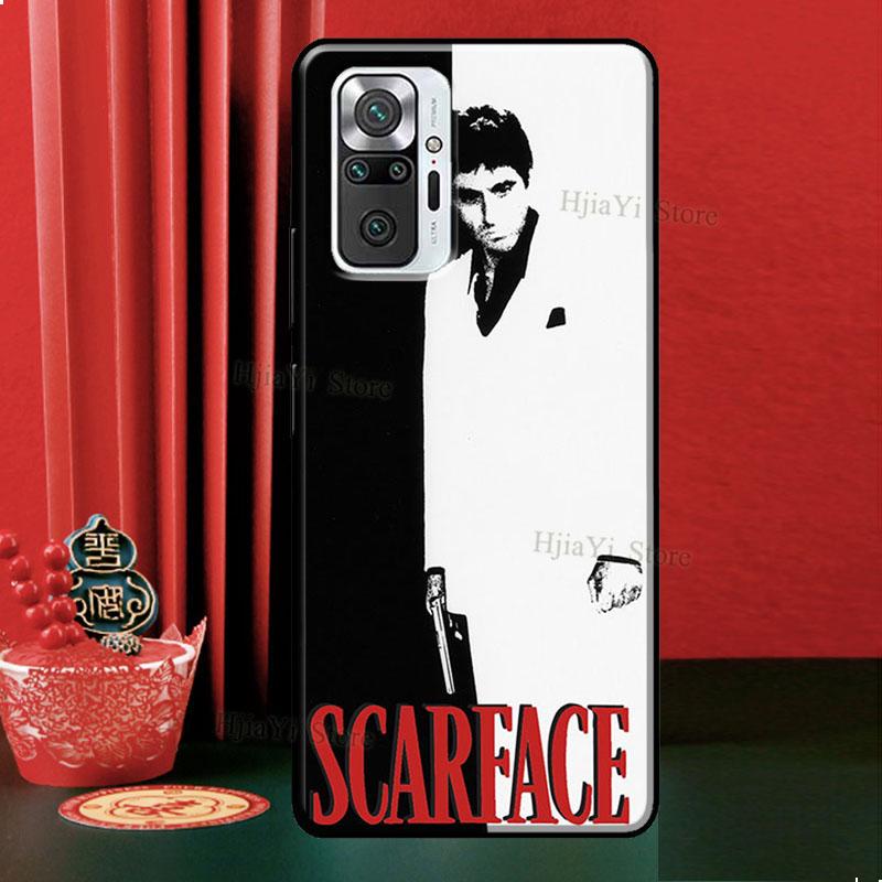 Tony Montana Scarface Al Pacino Case For Xiaomi Redmi Note 12 Pro 11 9 8 10 Pro 9S 10S 11S 12S Redmi 12C 9C 10A 10C Cover