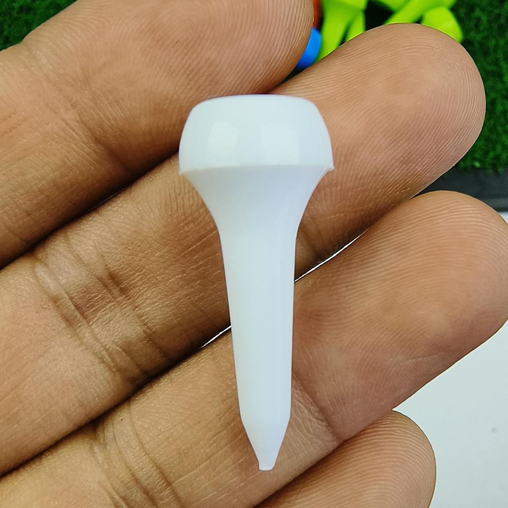 50pcs/Pack Mushroom Shape 34mm Plastic Golf Tee Durable Golf  Practice Golf Tees