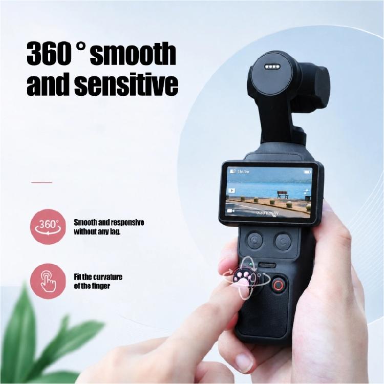 Control Stick Cover For Pocket 4 Pocket 4P, Feline Feet Shape Silicone Joystick Guard for Everyday Camera Use