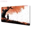 Japanese Samurai And Cherry Blossom Mouse Pad Desk Mat Gaming Mat Rubber AntiSlip Desk Accessories Suitable For Office And Game