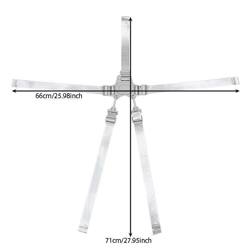 Uniwersalny Pasek Bezpieczeństwa dla Dziecka Uprząż 3/5-punktowa Pasek do Krzesełka do Karmienia Pasek Ochronny dla Dziecka Siedzisko do Lunchu Pasek do Mocowania do Samochodu do Spania