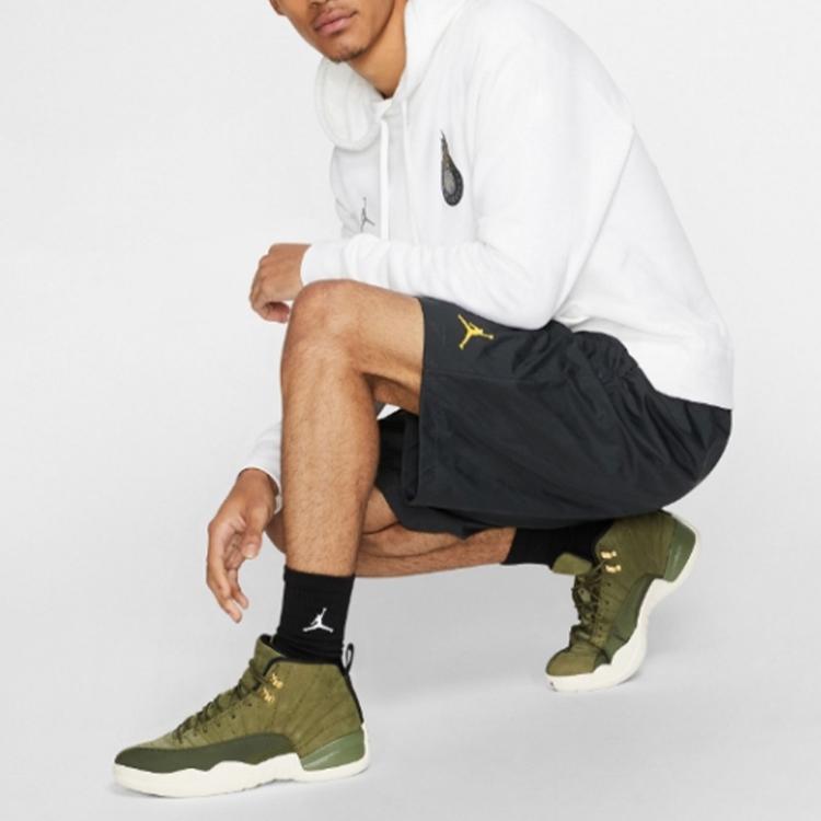 Jordan Legacy AJ4 Basketball Training Breathable Shorts Men Bottoms Black CK5320-060