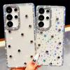 Handmade Sparkly Diamond Star IMD Phone Case, Compatible with Samsung S23 Ultra/S24/S25 & A07/A15/A16/A17/A26/A35/A36/A55/A56