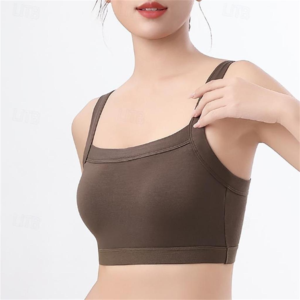 Women's Comfort Bra Without Underwire Sports Bra Soft Seamless Stretch Summer Classic Tank Top