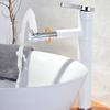 Bathroom Stainless Steel Basin Sink Faucet Cold and Hot Water Tap 360° Swivel Single Handle Household Washbasin Spout