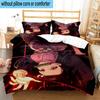 3PCS Anime Samurai Warrior's Journey 3pcs Bedding,Including 3PCS Duvet Cover And 2pcs Pillowcases Perfect for Christmas,Ideal for Bedroom, Dormitory