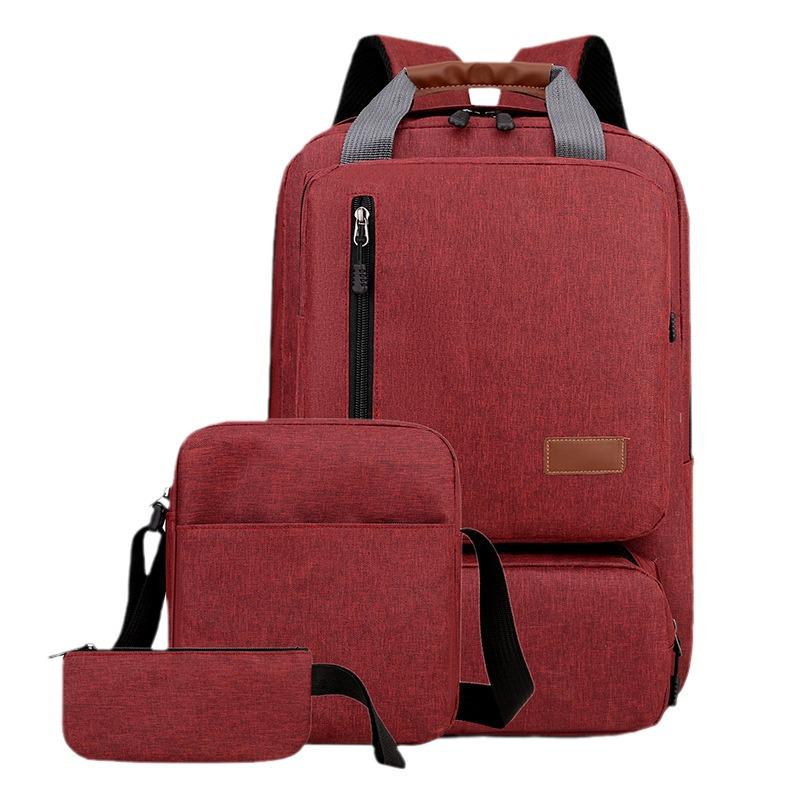Herren Business Rucksack Set: Stilvoll, geräumig und langlebig für Studenten und Berufstätige.