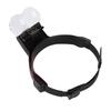 Headband Magnifier Head Mounted Magnifier with LED Light 2 Lights High Power Optical Magnifier with 6 Acrylic Lenses Adjustable Magnifying Glasses