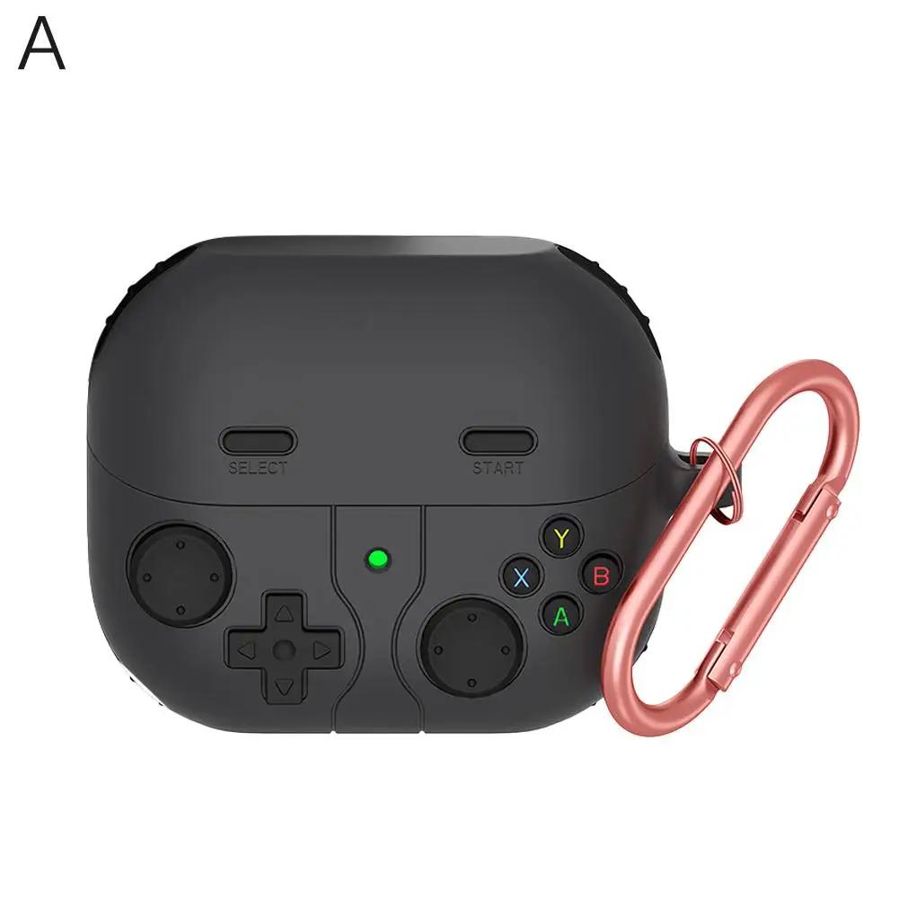 Silicone material is soft Case 3D Cartoon Game Consol Earphone Accessories Cover With Hook For Samsung Galaxy Buds 3/Buds 3Pro