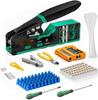 Set Mesh Cutters Network Crimping Test Perforated Crystal Head Making Pliers Tool Combination Hardware Network Repair