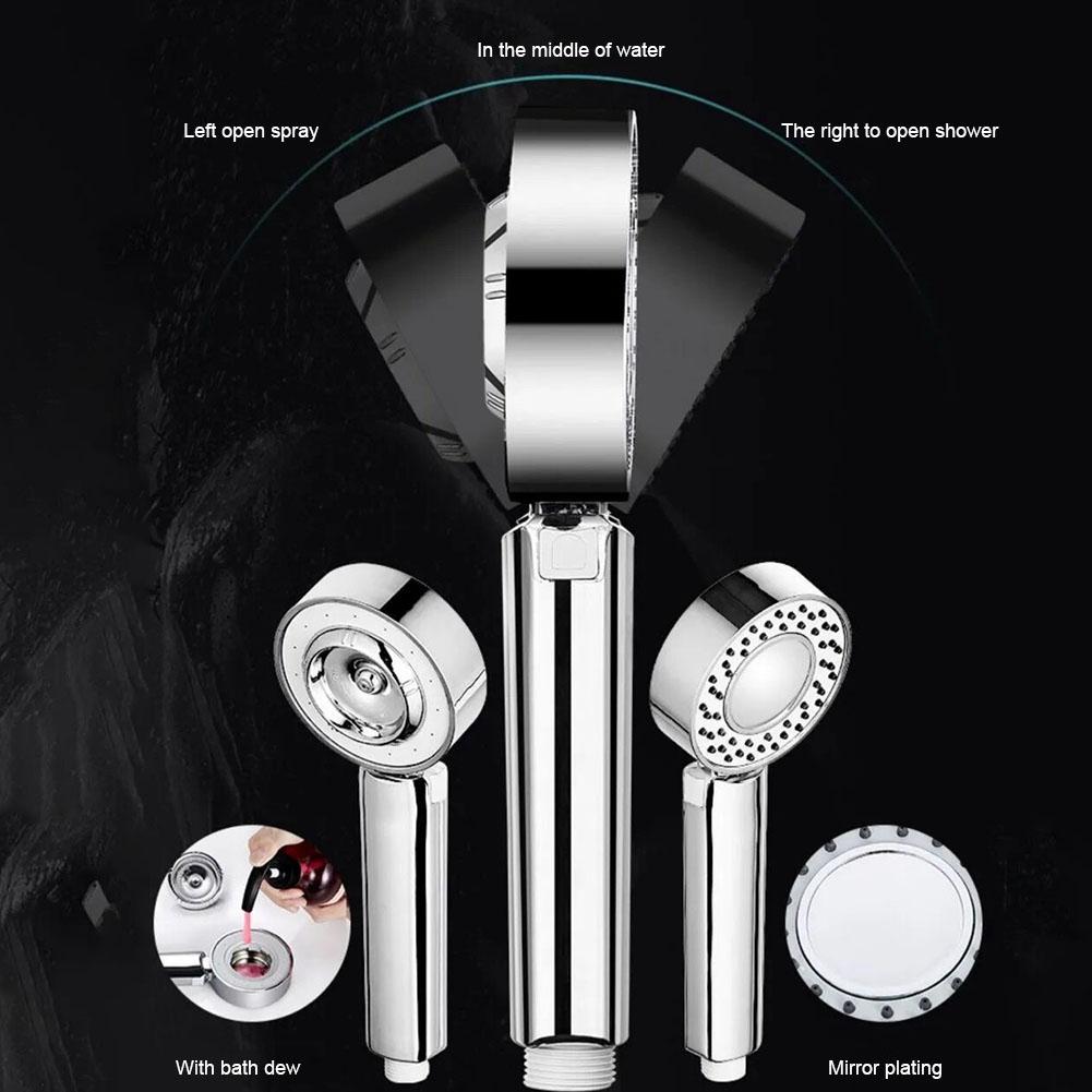 Showerheads Shower Head Bathroom Water Saving Dual Function Shower Accessories Shower Head Bathroom Accessories