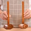 Long Handled Soup Spoon Bamboo Wooden Lamian Noodle Strainer for Hot Pot Cooking Kitchen Slotted Ladle Home Utensil Accessory