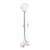Black White Plug in Clip on Light, Screw Bulb Clip on Desk Light for Desk, Bed Headboard with On/Off Switch, Clamp Lamp for Read