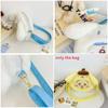 Plush Kids Crossbody Bag With Chiikawa Hello Kitty Usagi Design For Daily Use