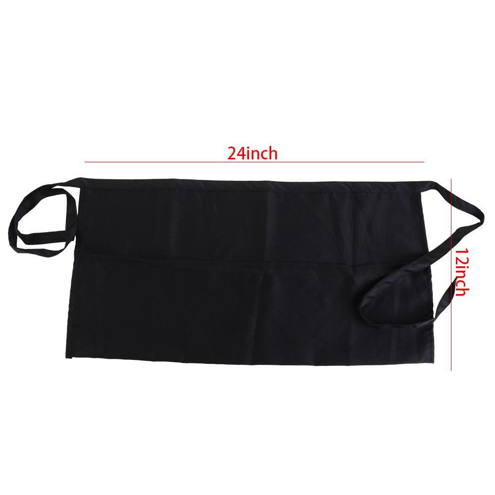 Polyester Half Apron Waterproof Server Apron Sleeveless Apron Waist Apron  Restaurant