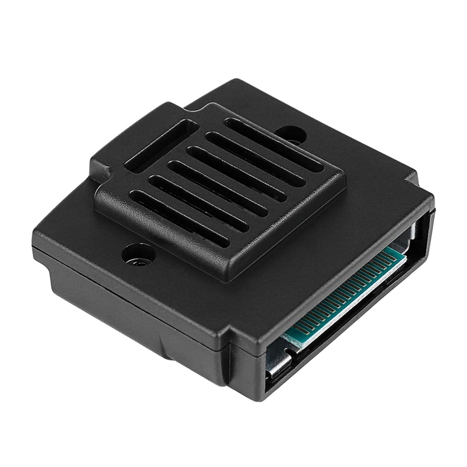 N64 Jumper Pack, ABS N64 Memory Pak Suitable for N64 Game Console, Plug and Play, No Drive Required чёрный