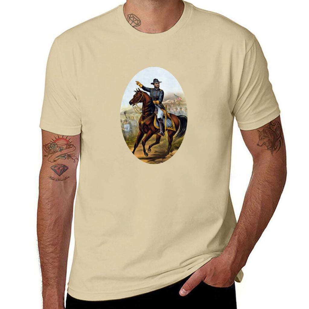 General US Grant  Our Old Commander Tshirt Aesthetic clothing new edition quickdrying plain white t shirts men
