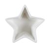 Set Of 6 Star/Moon White Ceramic Serving Dishes
