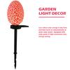 Easter Solar Yard Light Outdoor Egg Shape Solar Lamp Bright LED Cracked Design Garden Light Easter Lights Garden Light,