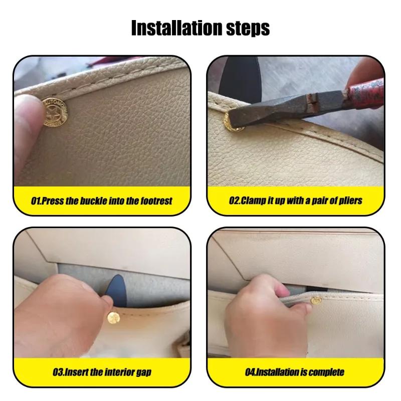 Carper Fastener Car Floor Mat Fixing Buckles Fixing Clip Carpet Clip Hook Car Floor Mat Anti Skid Fastener Retainer Resistant