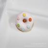 Cartoon Donut Trendy Handpainted Resin Material Summer 2021 Collection