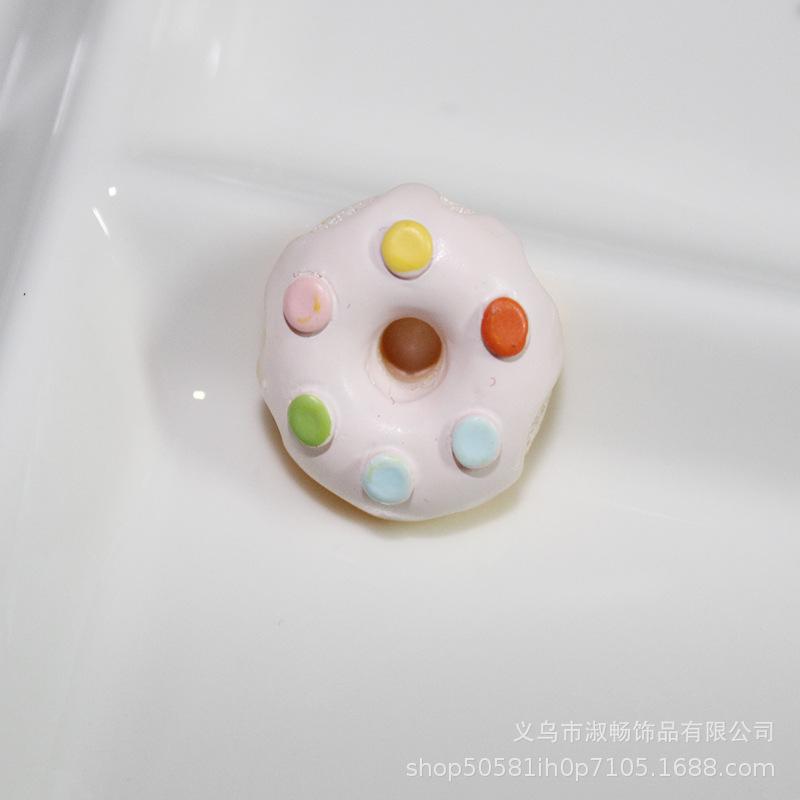 Cartoon Donut Trendy Handpainted Resin Material Summer 2021 Collection