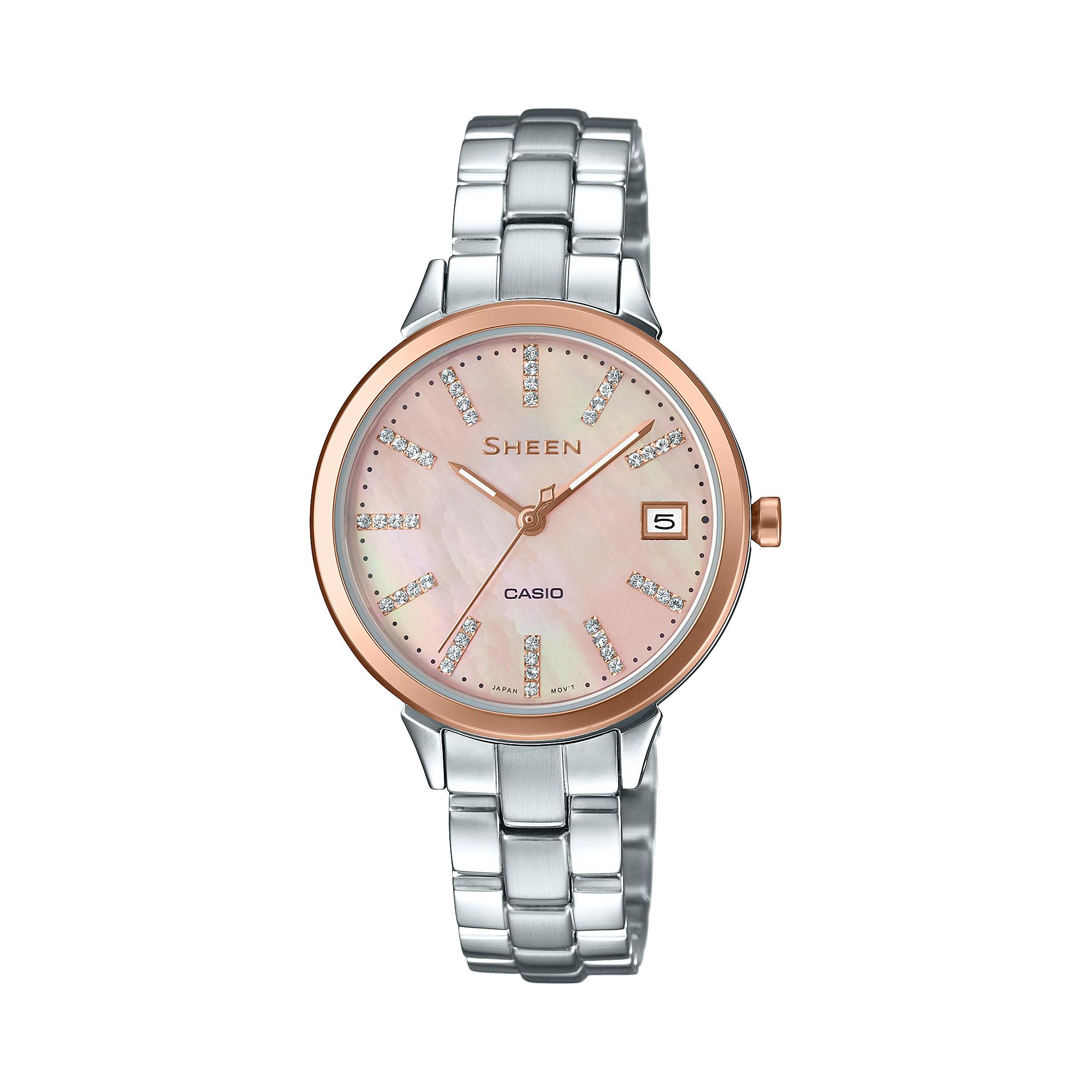

Casio Men s Analog Quartz Watch SHE-4527SG-4A красный