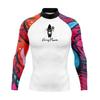 Mens Long Sleeve Rash Guard Set UV Protection Quick Dry Snorkeling Surfing Suit Beach Vacation