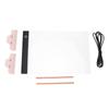 Light Pad Tracing Ultra Thin Adjustable Brightness Portable Light Board with USB Cable for Sketching