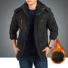 Autumn and Winter Retro Style New Cotton-padded Casual Washed Jacket Men's Assault Jacket Plus Velvet Padded Jacket