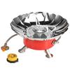 Lixada Windproof Piezo Ignition Gas Stove Outdoor Cooking Gas Burner with