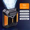 Waist Mount Clip on Fan USB Rechargeable Hand Free High Speed Portable Mini Cooling Fan for Outdoor Working Camping Travel Sport