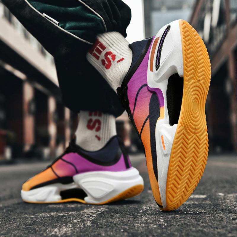 Running Shoes Ultra-light Shock-absorbing Professional Running Shoes Student Men's Breathable Non-slip Sports Shoes