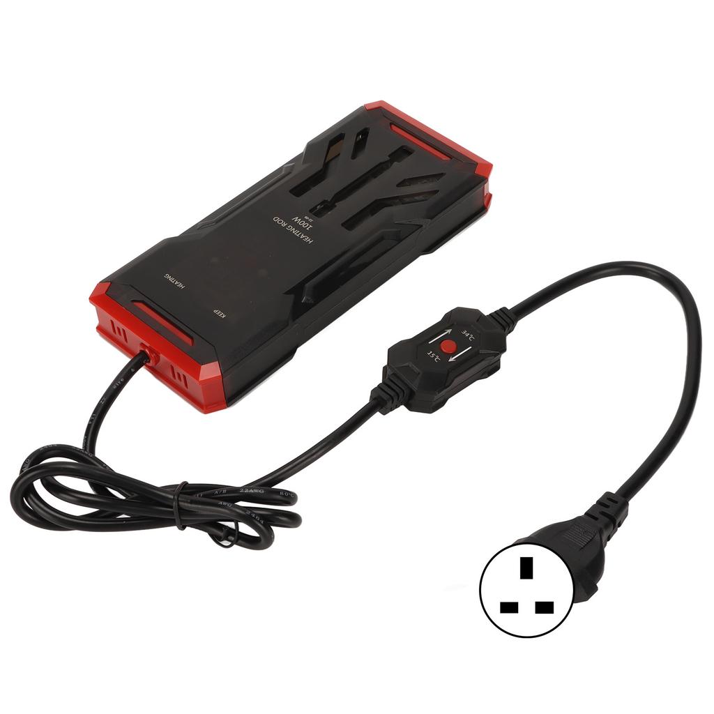 Submersible Aquarium Heater 100W Auto Frequency Conversion Constant Temp LED Display Fish Tank