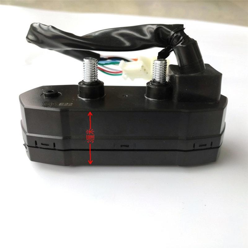 ABLZ-Universal Motorcycle LCD Digital Speedometer Electric Modified Mini Adjustable Oil Meter Odometer Speed Meter