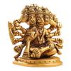 Ashtadhatu Brass Shri Panchmukhi Hanuman Ji Idol, Bajrang Bali Ji - 6 Inch