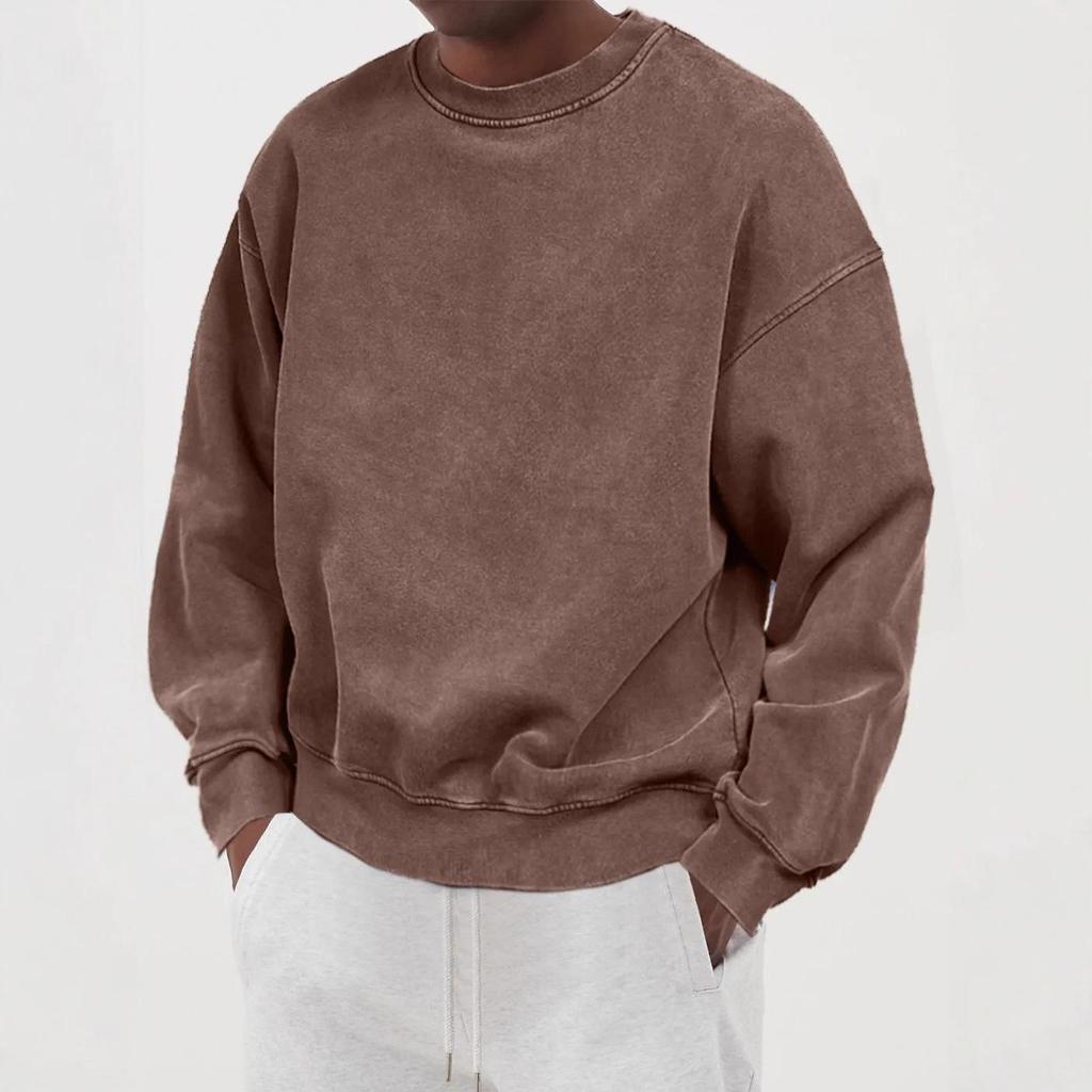 2025 Men's Autumn Solid Color Fashion Sweatshirt